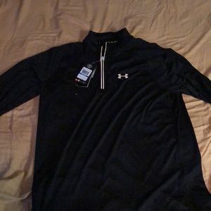 Under Armour Mens Running Quarter zip black sizexl